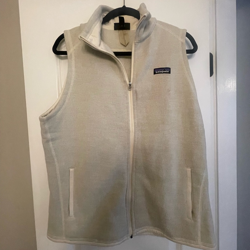 Patagonia Off-White Fleece Vest